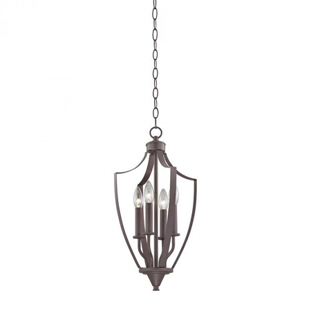 Thomas Foyer 4-Light Mini Pendant in Oil Rubbed Bronze 7704FY/10